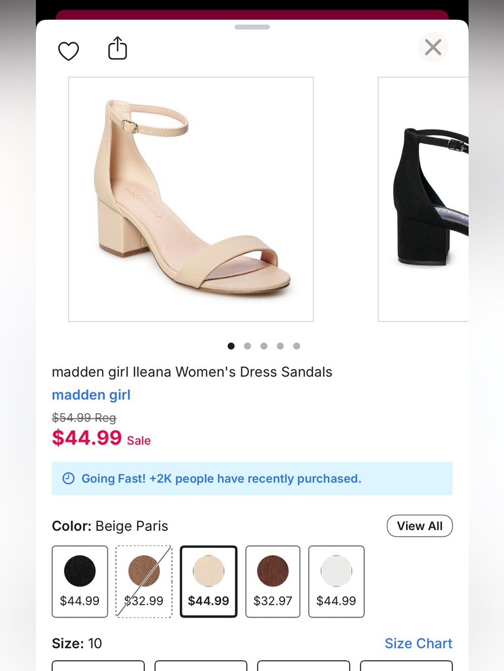 Madden Girl Beige Open-Toe Ankle-Strap Sandals